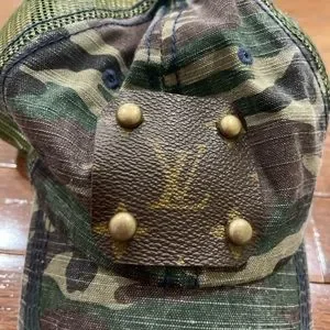 Vintage Boho Bags Camouflage LV Hat Accessories | Brand New Louis Vuitton Camo Hats From Vintage  main image 3